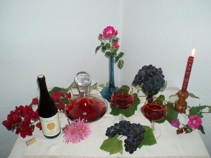 Blauer Bernburger Wein Jahrgang 2006